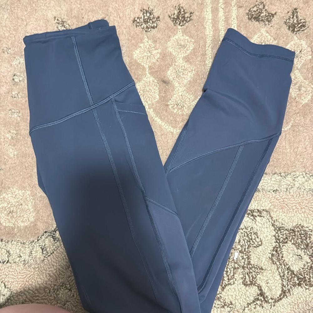 lululemon athletica Blue Leggings
